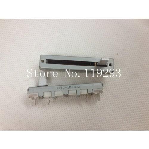 [SA]ALPS 4.5 cm slide potentiometers double A10KX2 A20KX2 10MM shaft--10PCS/LOT