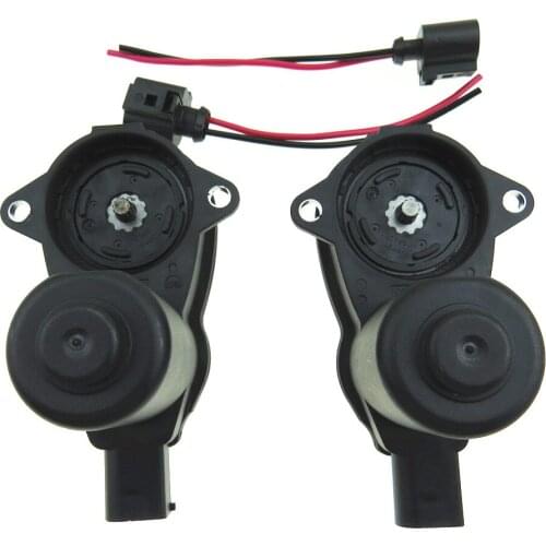 HONGGE 2 Set 12 Teech Parking Brake Servo Motor + Plug Cable Connector For Q5 RS5 A4 A5 32335478 8K0 998 281 A 8K0 998 281