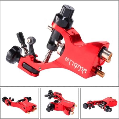 Makeup Tattoo Machine Gun Alloy Rotary Electric Machine Shader Liner Permanent Makeup Body Art Silent Motor Kit Power Supply