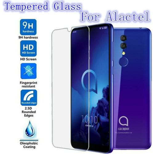 Tempered Glass For Alcatel 3 3X 3V 3C 2019 Tetra 5052D 5052 5058i 5058 5099D 5026 5026D Screen Protector Protective Film
