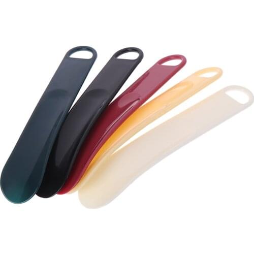 1PCS 20cm Shoe Horns Professional Plastick Shoe Horn Spoon Shape Shoehorn Shoe Lifter Flexible Sturdy Slip