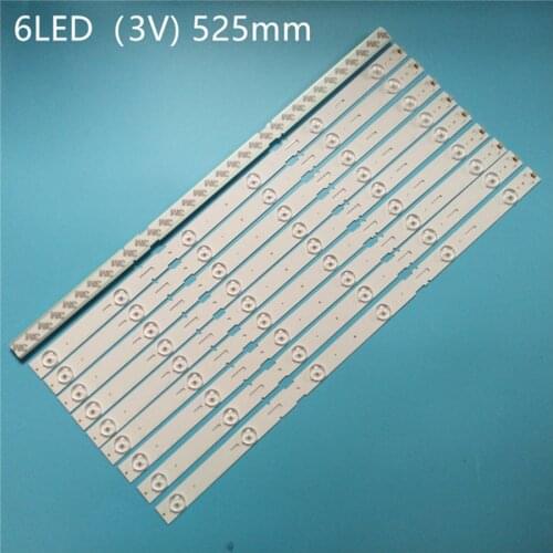 100% New 10pcs/Kit LED strips for GRUNDIG 48 TV 48 VLE 6520 BH 48VLE 6520 BH 48VLE6520 BH 48VLE6520BH