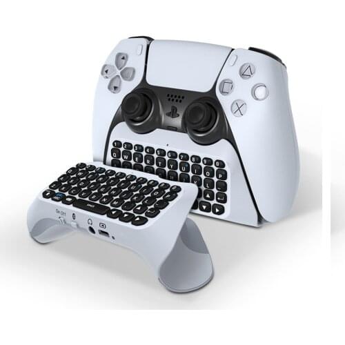 3.5mm Wireless Gamepad Keyboard Bluetooth 3.0 Controller Chat Pad For SONY PS5 Dualsence Built In Speaker Gamepad Keyboard