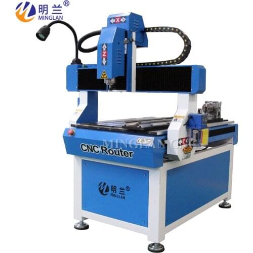 Mach 3 4 axis cnc router machine 6090 engraving machine