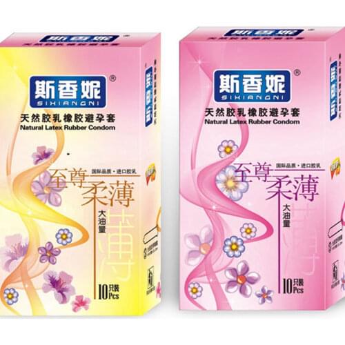 60 Pcs/Lots Genuine Orange Ultra Thin Condoms 0.03mm Fruit Flavor Condoms For Men 6 Boxs Penis Condones