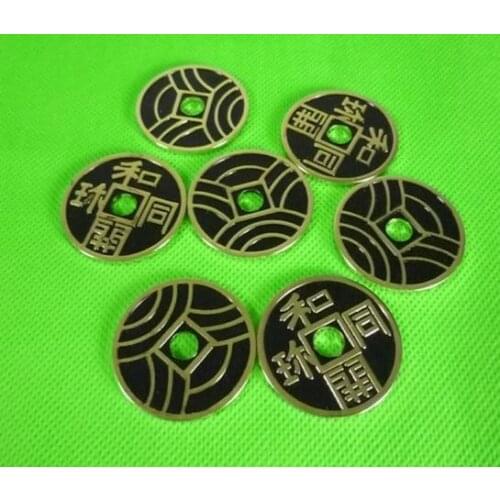 7 Pcs/Lot Japan Ancient Coin (As Morgan Dollar Size) - Magic Trick,Stage Magia Props,Close Up Magic,Mentalism,Fun,Classic Magie