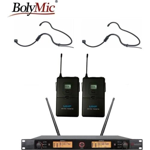 Bolymic 200 channels Karaoke Microphone PLL Headset Lavalier Handheld UHF wireless microphones condenser microphone