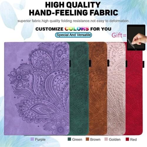 Cover for Apple iPad 5 6 7 8 9 9.7 2018/2017 10.2 2020 Air1/2/3/4 Pro 10.5 12.9 2021 MINI 1/2/3/4/5 tablet Leather Cover Case+F