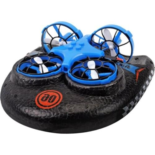 Child Remote Control Sea, Land and Air Three In One Mini Drone Model 360 Rotation Cool Lighting Four Axis Aircraft Kids Toy Gift