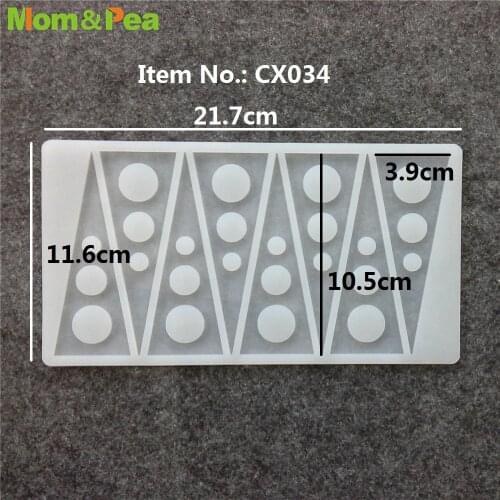 CX034 Trigon With Holes Silicone Mold Chocolate Ornamental Fondant Mould Cake Decoration Tools