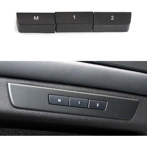 Car Interior Seat Memory Switch Button Decoration Frame Trim Cover Sticker for BMW 5 7 Series F10 F18 F02 2008-2017 Car Styling