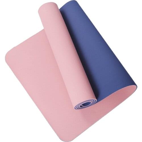 183*61*0.6cm No-slip Yoga Mat 6mm TPE Sports Yoga Mats For Fitness Pilates Gymnastics Colchonete Pad With Yoga Bag Strap