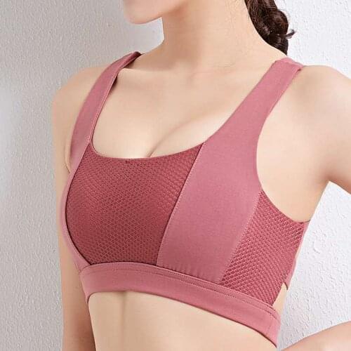 New sports bra back cross shoulder strap high elastic breathable tights women fitness yoga wear