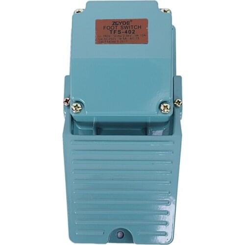 Hot Metal Momentary Contact Antislip Pedal Industrial Foot Footswitch AC 250V 15A