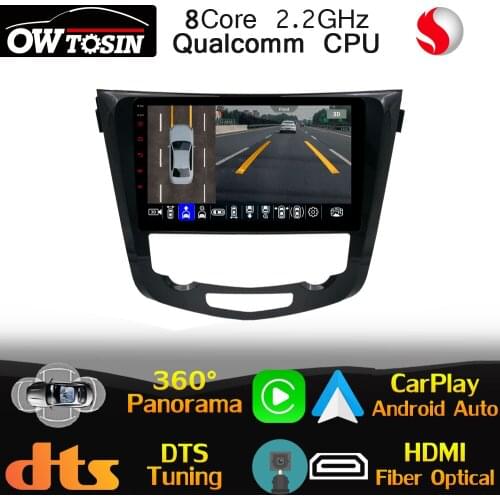 Qualcomm CPU Android For Nissan X-Trail Xtrail X trail T32 Qashqai 2013-2021 Car Multimedia GPS Radio HDMI 4G LTE DTS HIFI DSP