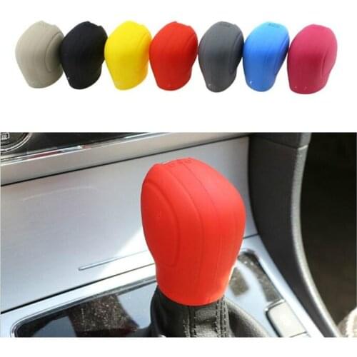 Color My Life 1Pc Car Gear Head Shift Knob Silicone Cover for VW Golf 6 GTI DSG Jetta Tiguan POLO BORA Passat B7 Tiguan Touran
