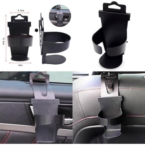 Universal Seatback Water Cup Holder For Vehicle Tea Cup Holder Hanging Beverage Holder Door Mount Drink Bottle Accessories