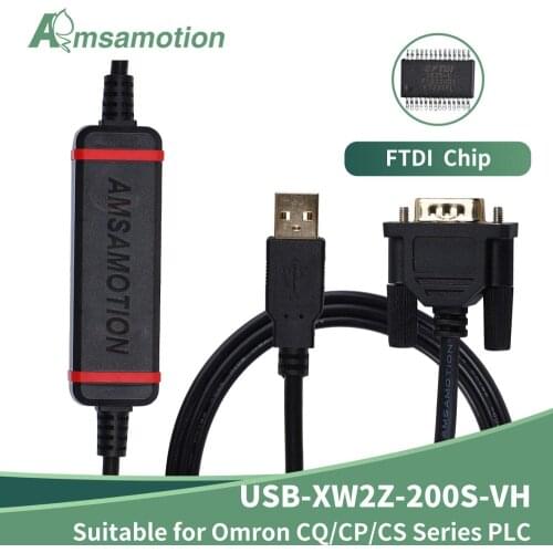 USB-XW2Z-200S-VH High Quality FTDI Chip Suitable Omron CQM1H/CPM2C/CS Series PLC Programming Cable