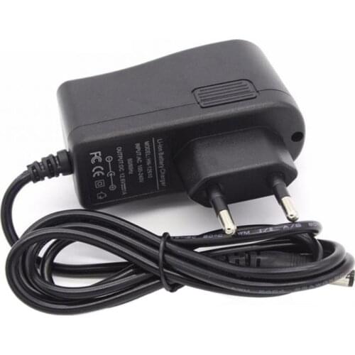 12.6V 18650 Lithium Battery Charger DC 12.6V Li-ion Battery Charger Power Supply Charger 100-240V AC Converter 12 V Charger