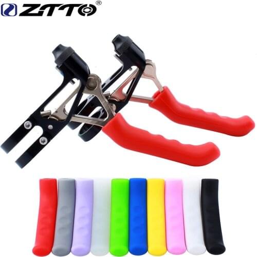 ZTTO 1 Pair Bicycle Silicone Brake Handle Lever Cover protecto MTB Road Bike Protection Sleeve For Mi M365 Scooter Bicycle parts