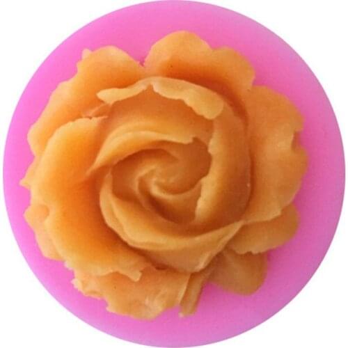3D Rose Flower Fondant Silicone Mold Cupcake Topper Baby Birthday Cake Decorating Tools Cookie Baking Chocolate Mould
