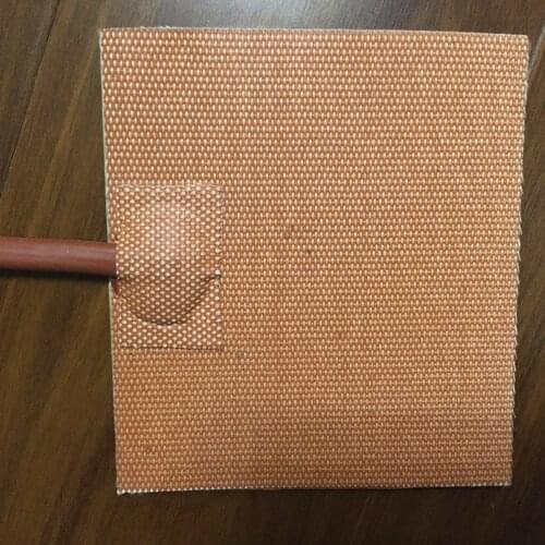 400 w 240 v 245*245 3m adhesive piombo filo di silicone flessibile gomma 3d stampante riscaldatore silicone heater element heat