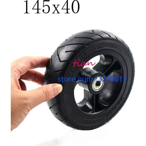 Free shipping High Reputation 145X40 solid tire 145*40 tyre with plastic hub fits for electric scooter Childrens trolley