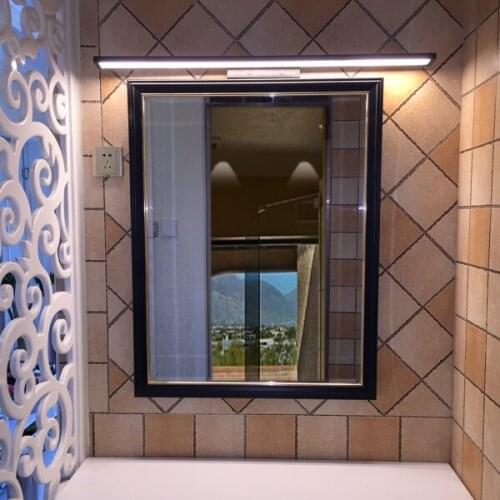 Bedroom bathroom black lamp lights Mirror front light LED wall lamps bathroom waterproof simple dresser mirror lamp FG19