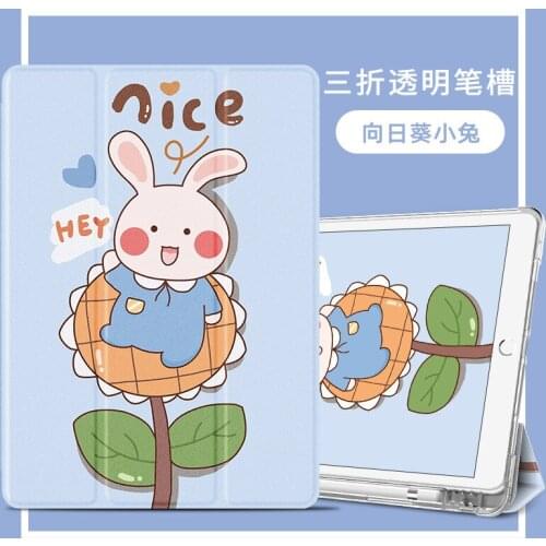 For iPad Air 3 Case with Pencil Holder for iPad 7th 8th Generation 10.2 10 2 Case for iPad Pro 10.5 9.7 2018 2017 Case Funda