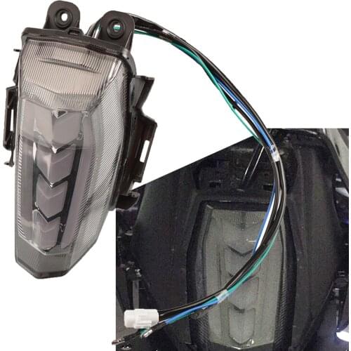 Motorcycle YZFR15 V3 Flashing Tail Light Stop Brake Rear Warning Signal Indicator Lamp For yamaha yzf r15 v3 2017-2020 218 2019