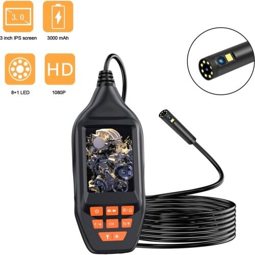 B137 Dual Lens Endoscope 2M/5M/7M Line Handheld Full View Industrial Endoscope Electronic Camera 1920 * 1080 Pixels Camera Video