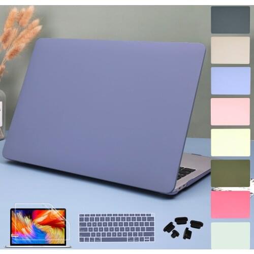 Smooth Cream Plastic Hard Shell Case for MacBook Air 13 inch 2020 A2337 A2179 A1932 A1466 Pro 13" Touch bar A2338 A2289 Cover