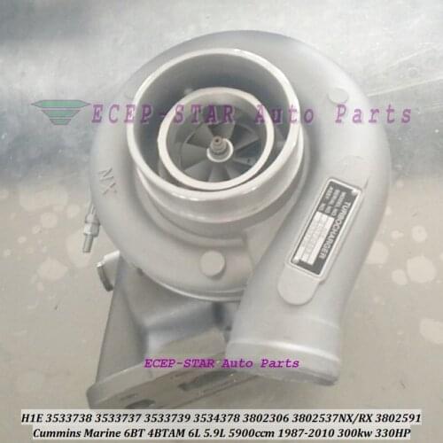 H1E 3533738 Turbo 3534377 3533739 3802306 3534378 353437800 3802537 3802537NX 3802537RX 3802591 For Cummins Marine 6BT 4BTAM 6L