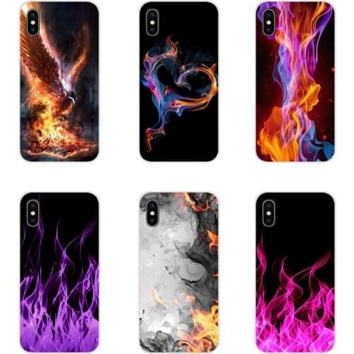 Artistic personality flame For Xiaomi Redmi Note 3 4 5 6 7 8 Pro Mi Max Mix 2 3 2S Pocophone F1 Accessories Phone Cases Covers