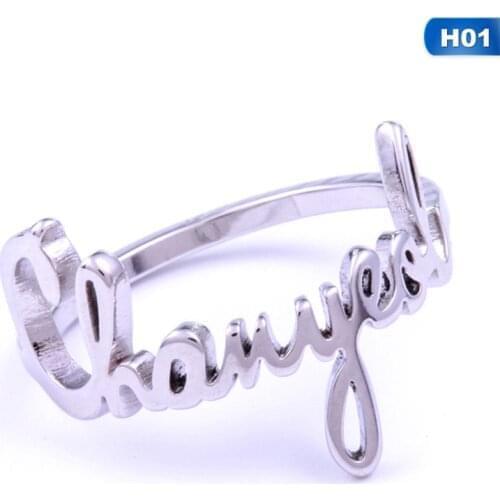 KPOP EXO BAEKHYUN CHANYEOL SEHUN KAI DO Name Album Ring Jewelry Rings Accessories Dropshipping In Stock