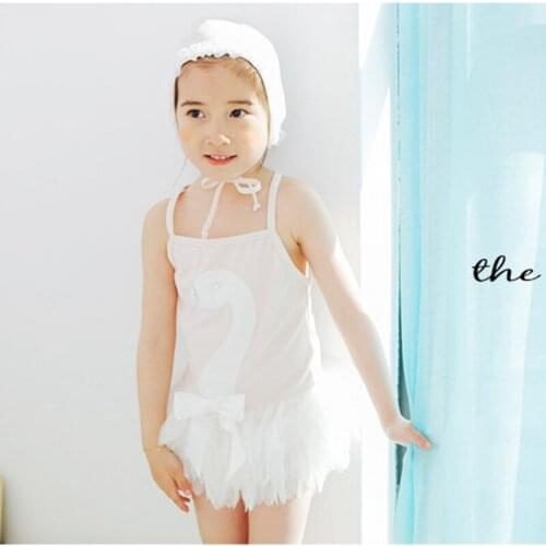 Swimming Bathing Swimsuit Kids Girls For Girl Bikini Swimsuit Sunscreen Sunscreen Girl Bathing Suit Cap+Swimwear Baby Girl Kids