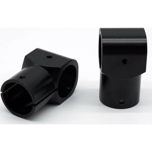 Quadcopter Big Drone Agricultur Accessories Carbon Fiber Landing Gear 30mm To 30mm Metal T Mount Carbon Tube T Type Connector