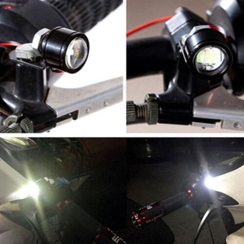 Motorcycle LED Spot Light Strobe Hawkeye Eagle Eye Flash Lights 12V Motorbike DRL Running Lamp Accessories 2Pcs