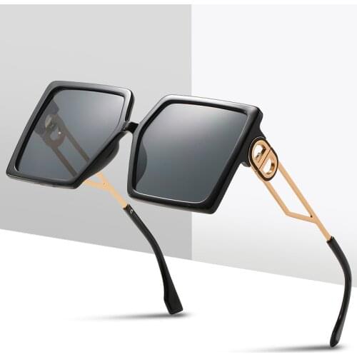 Square Elegant Sunglasses Women Luxury Brand Designer Oversized Italy Sun Glasses Female Ladies Vintage Shades Eyewear UV400