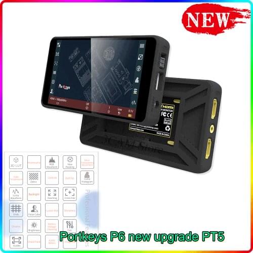 PORTKEYS P6 Upgrade/pt5 4k Monitor Touch Screen Thin And Ultra-narrow Bezel 5.5" Ips Monitor ,3d Lut/ Luma&rgb Portable Monitor