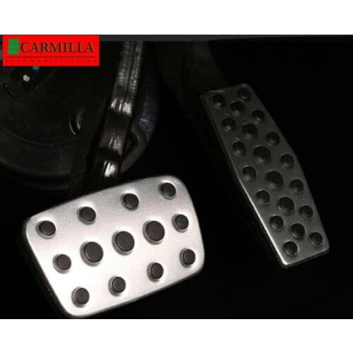 Carmilla AT MT Car Pedal Protector for Chevrolet Malibu MK8 2012 - 2018 Malibu XL 2016 - 2018 Gas Brake Cluth Pedals Cover Parts