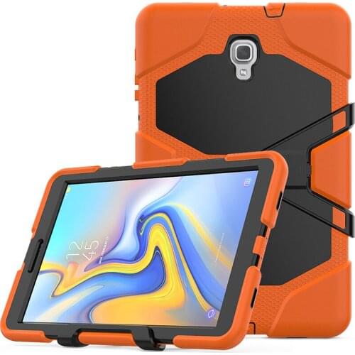 Shockproof Heavy Duty Hybrid Case with Kickstand for Samsung Galaxy Tab A 10.5 inch T590 T595 Tablet Silicon+PC Back Cover+Pen