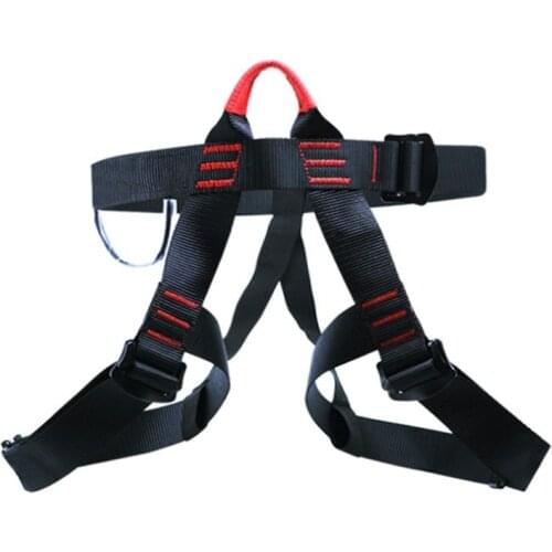 Climbing Safety Belt Outdoor Rock Climbing Working Aloft Climbing Rock Harness Adjustable Half Body Protection Harness Equipment