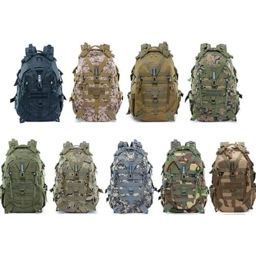 Mountaineering Hiking Riding Backpack Tactical Camouflage Outdoor Backpack Professional Sports Multifunctional Mens Backpack