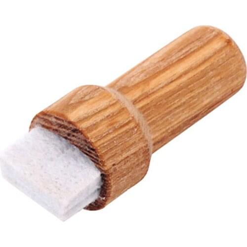 Clean and Care Brush Guitar Bass Musical Instrument Brush Wooden Color