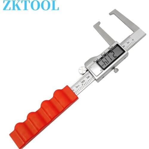 Digital display stainless steel vernier brake caliper 0-150mm brake disc vernier caliper, rotor brake disc gauge, Detection Tool