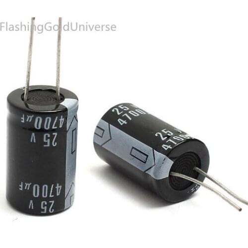 25V 4700UF 4700UF 25V High frequency low resistance Electrolytic Capacitors Size:16X25 16X30 best quality New origina