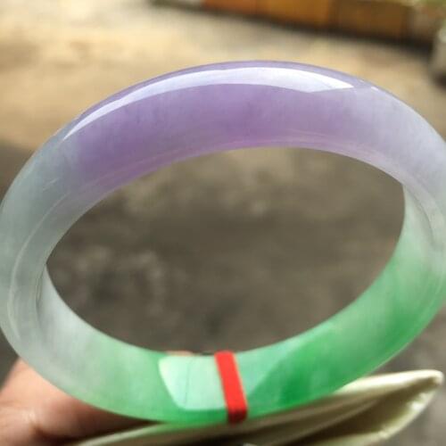 Koraba Certified (Grade A)100% Natural Jadeite JADE Bracelet Women Bangle
