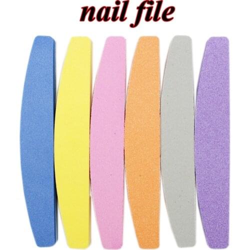 1pcs/lot Nail File Buffer Sponge 100/180 Sanding Washable Nail Polish Blocks For UV Gel Pedicure Manicure Care Tools