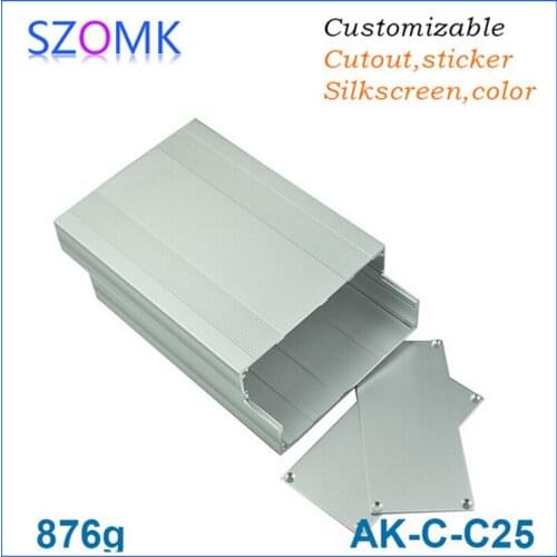 10 pcs, 68*145*200mm powder coating enclosure aluminum junction box aluminum case power supply project box pcb outlet boxes